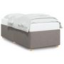 Voir la diapositive 2 : VIDAXL Cadre de lit sans matelas taupe 90x200 cm tissu