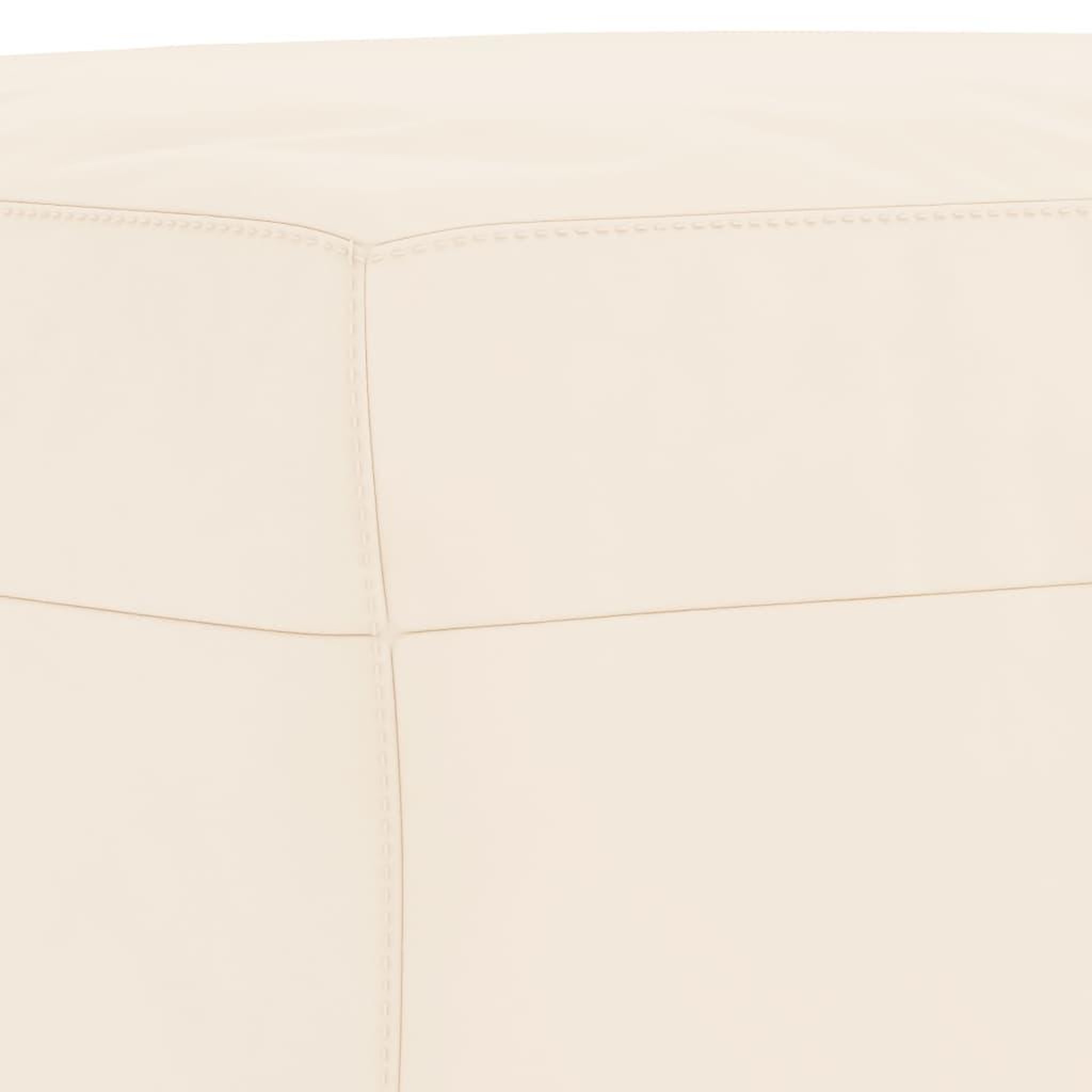 Voir la diapositive 5 : VIDAXL Banc Creme 100x35x41 cm Velours