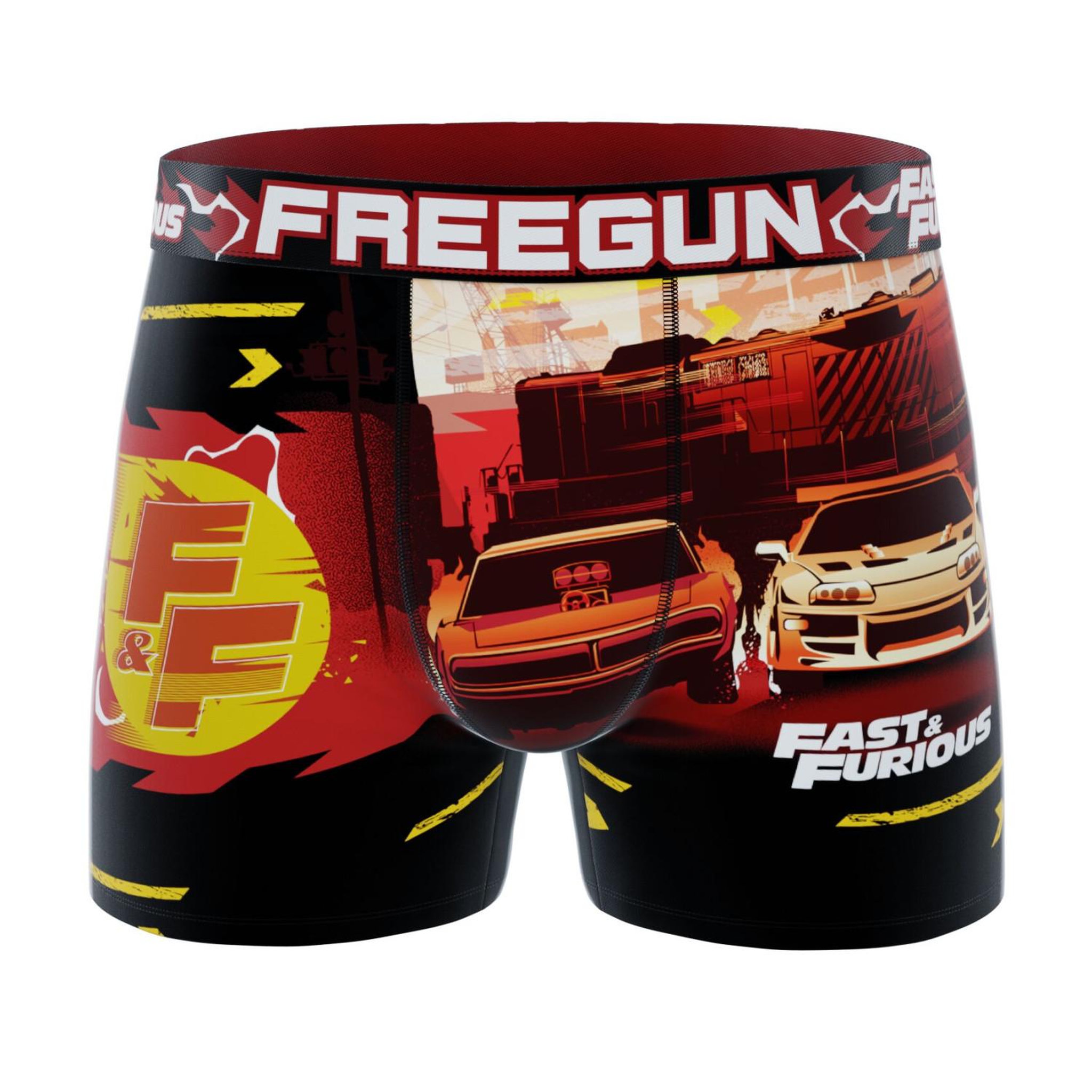 Voir la diapositive 4 : FREEGUN Lot de 3 boxers junior fast & furious