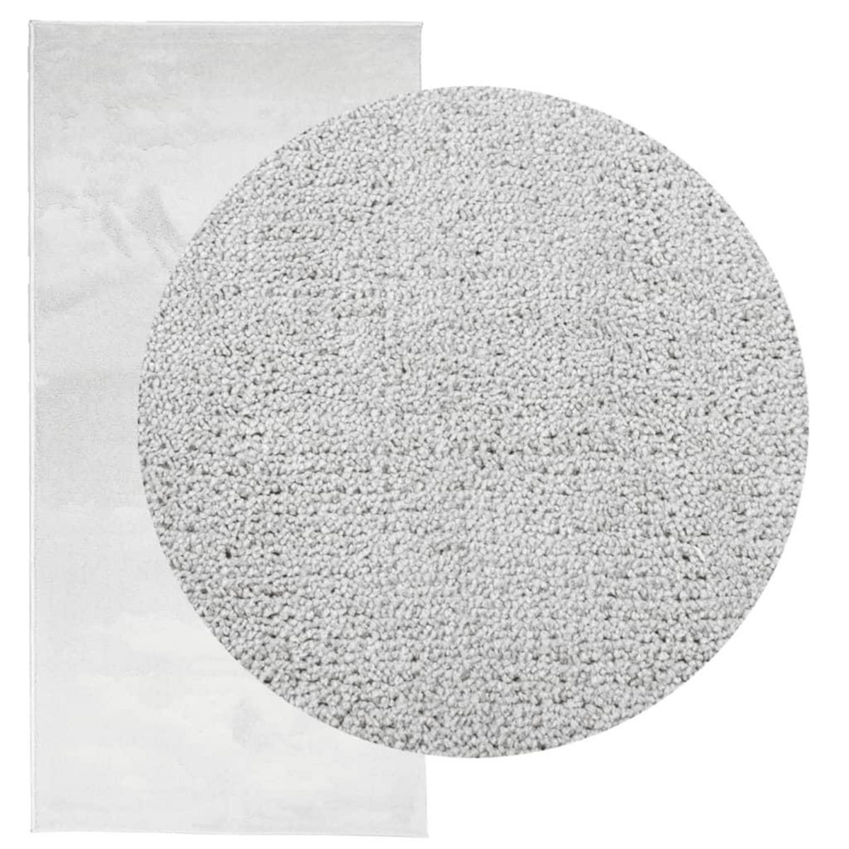 VIDAXL Tapis OVIEDO a poils courts gris 100x200 cm