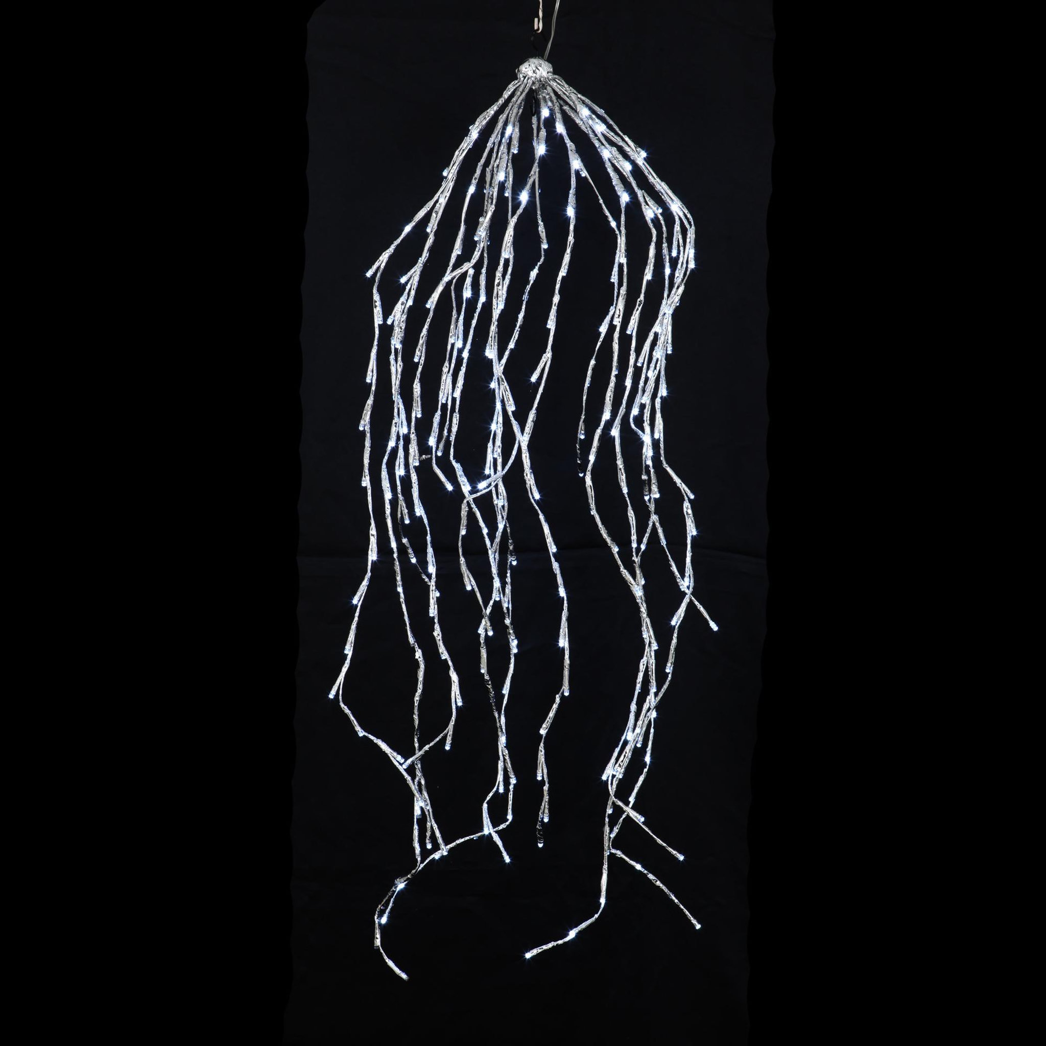 Voir la diapositive 3 : Eden Tombées lumineuses blanches 256 led blanc froid