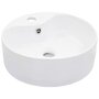 Voir la diapositive 1 : VIDAXL Lavabo avec trop-plein 36x13 cm Ceramique Blanc