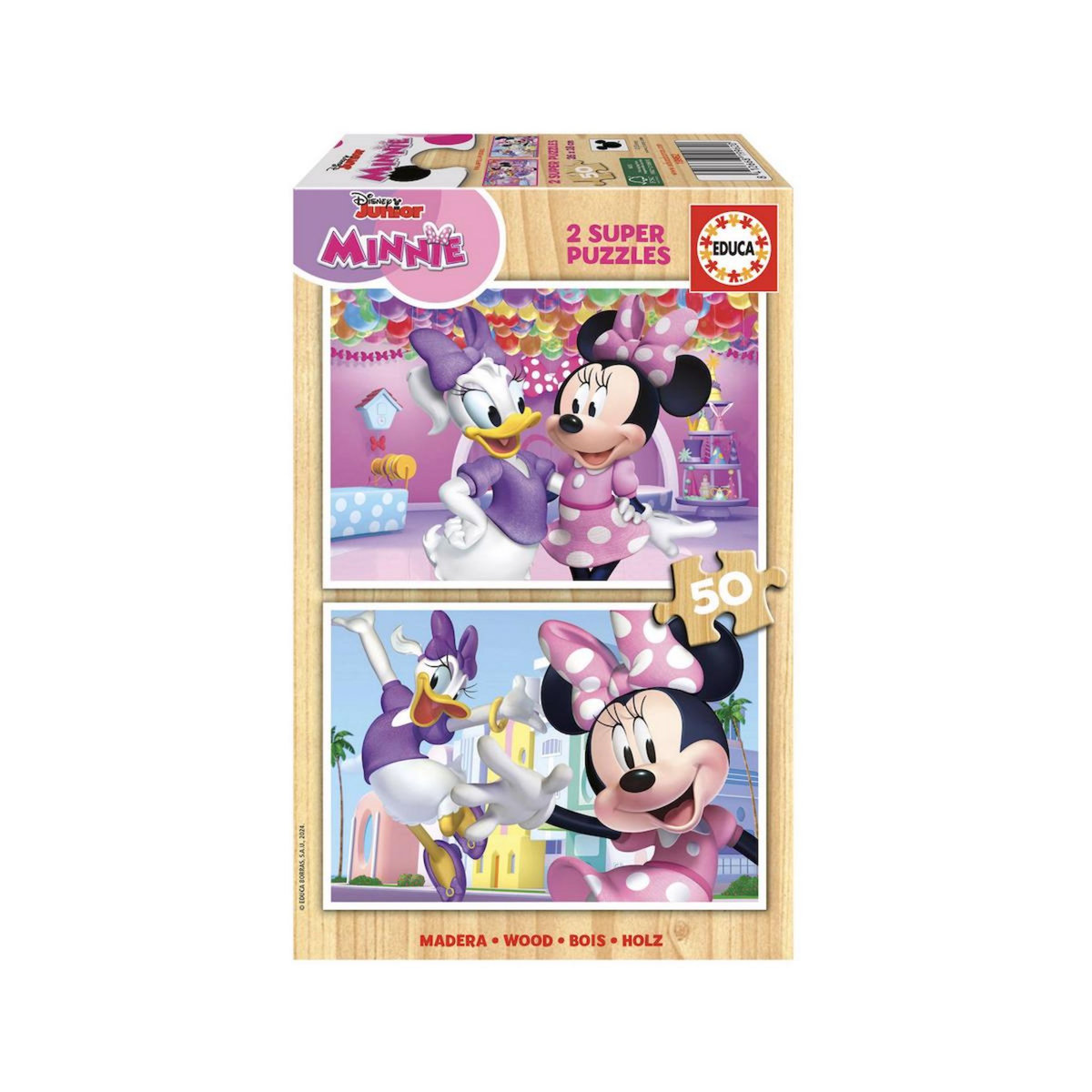 EDUCA Puzzle disney - Minnie et Daisy - 2 X 50 pcs