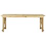 Voir la diapositive 2 : VIDAXL Table de jardin 200x79x75 cm Bois de pin impregne