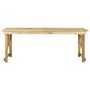 Voir la diapositive 2 : VIDAXL Table de jardin 200x79x75 cm Bois de pin impregne