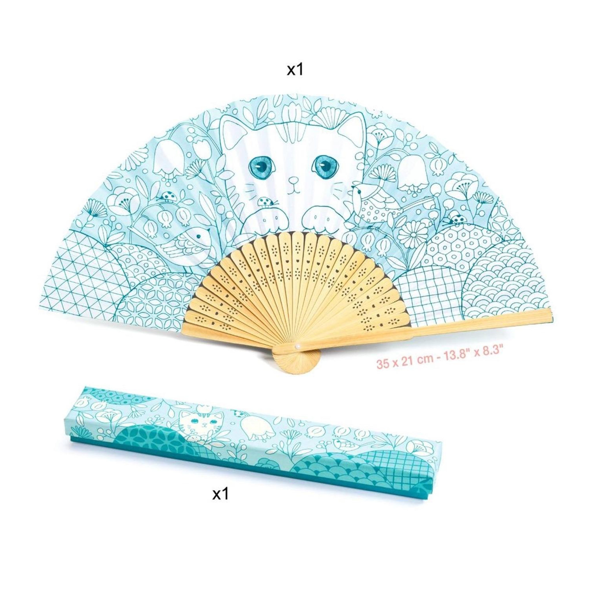 Voir la diapositive 3 : Djeco Do it yourself eventail koneko