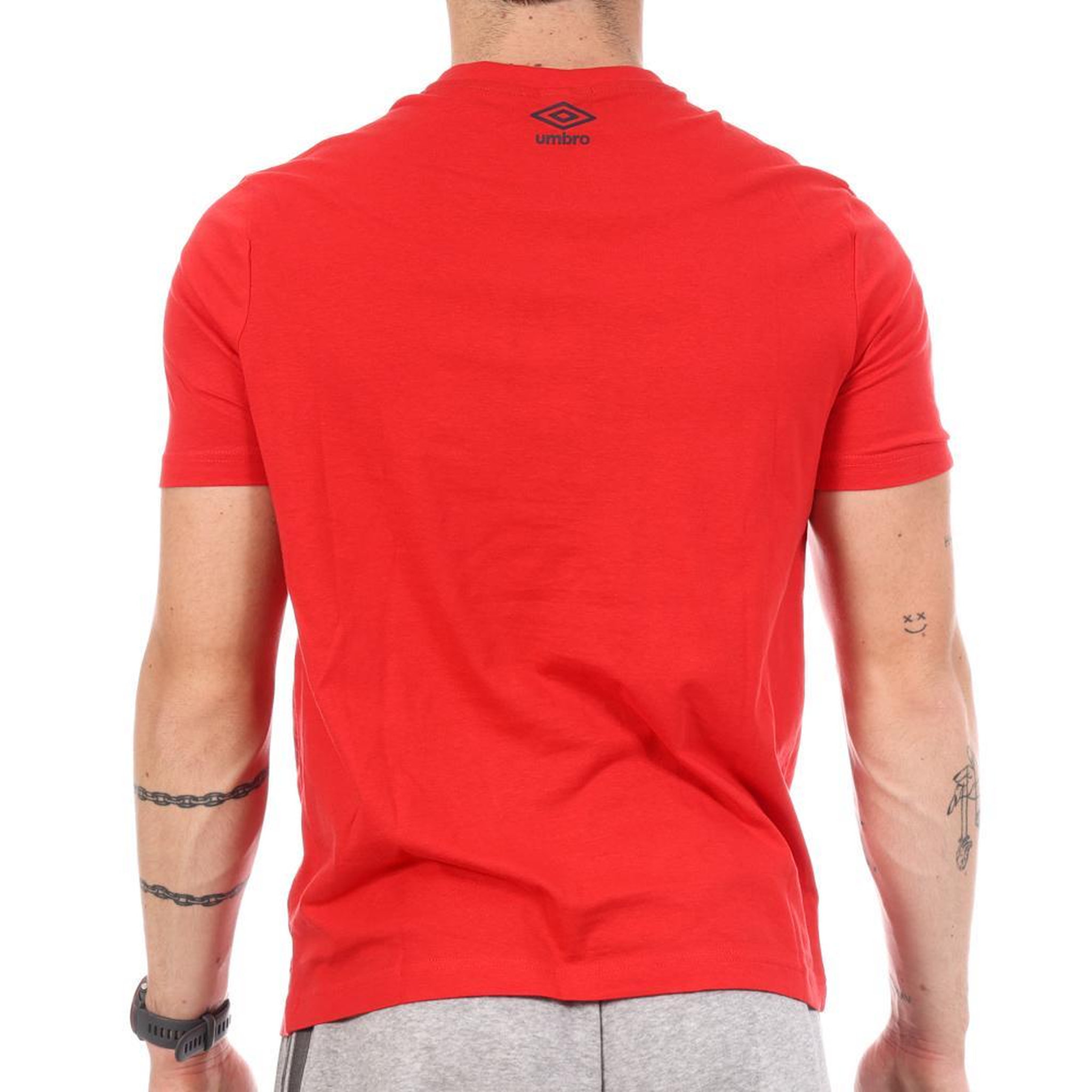 Voir la diapositive 2 : UMBRO T-shirt Rouge Homme Umbro Outl Net