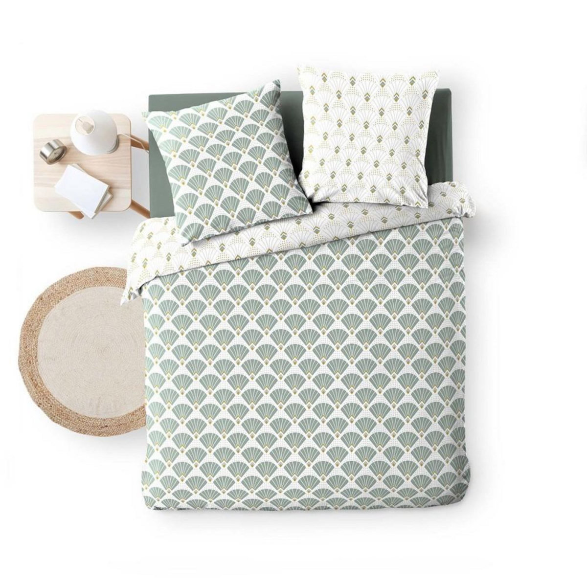 Douceur d'Intérieur Housse de couette 240x220 + 2 taies Diane microfibre