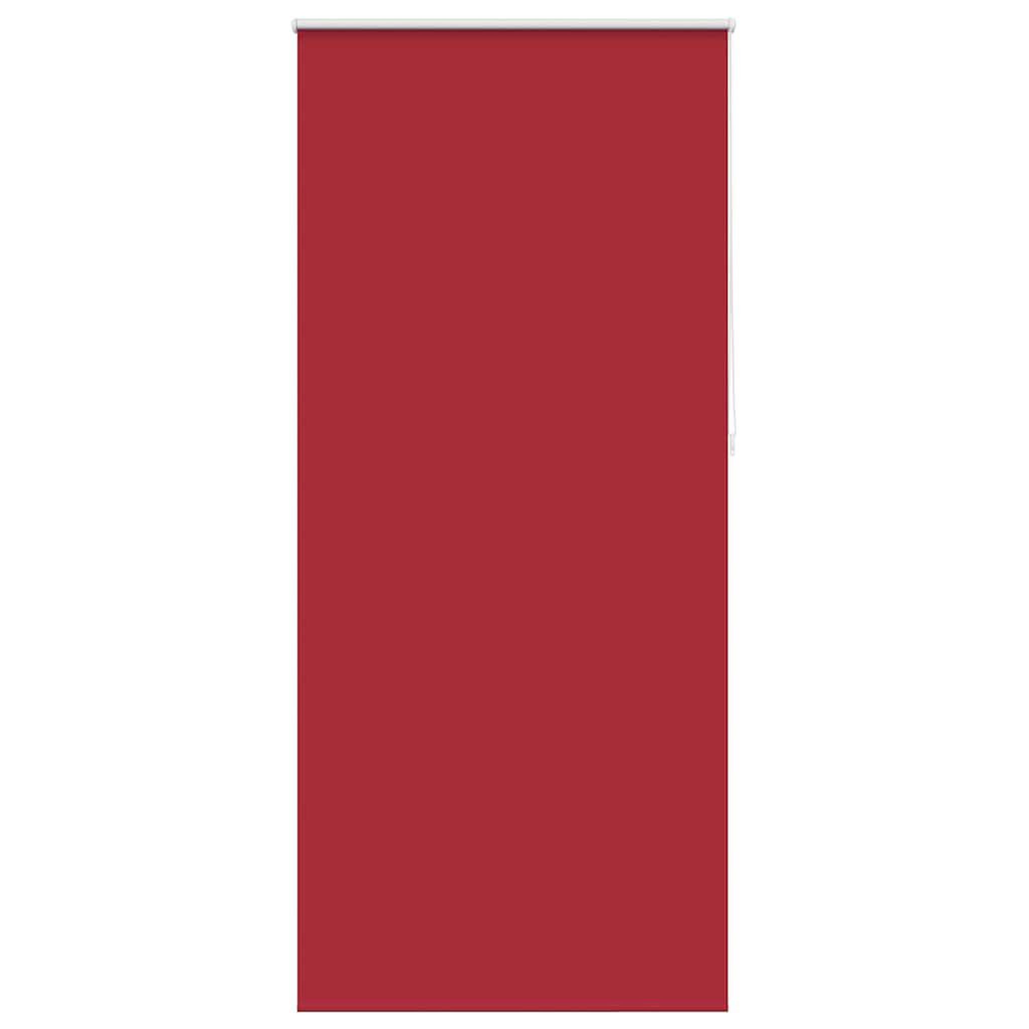 VIDAXL Store enrouleur occultant 84,4 x 230 cm, largeur du tissu 80 cm, rouge