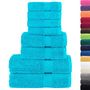 Voir la diapositive 2 : VIDAXL Ensemble de serviettes de qualité supérieure SOLUND 8 pcs