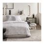 Voir la diapositive 1 : Today Parure de lit - TODAY Crazy - Imprimé Carreaux - 2 personnes - 220 x 240 cm - Blanc
