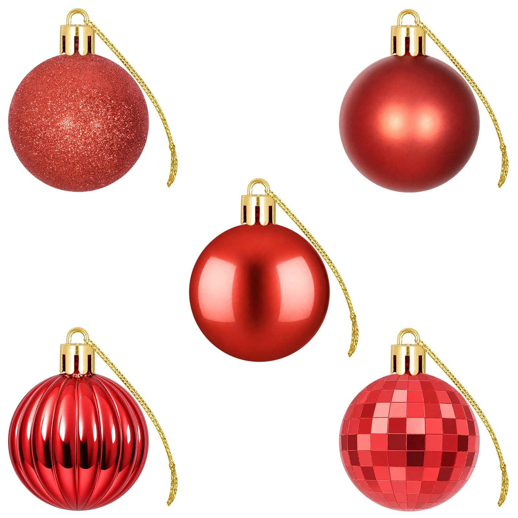 Voir la diapositive 5 : VIDAXL Ensemble de boules de Noël 100 pc Rouge 4 cm Polystyrene
