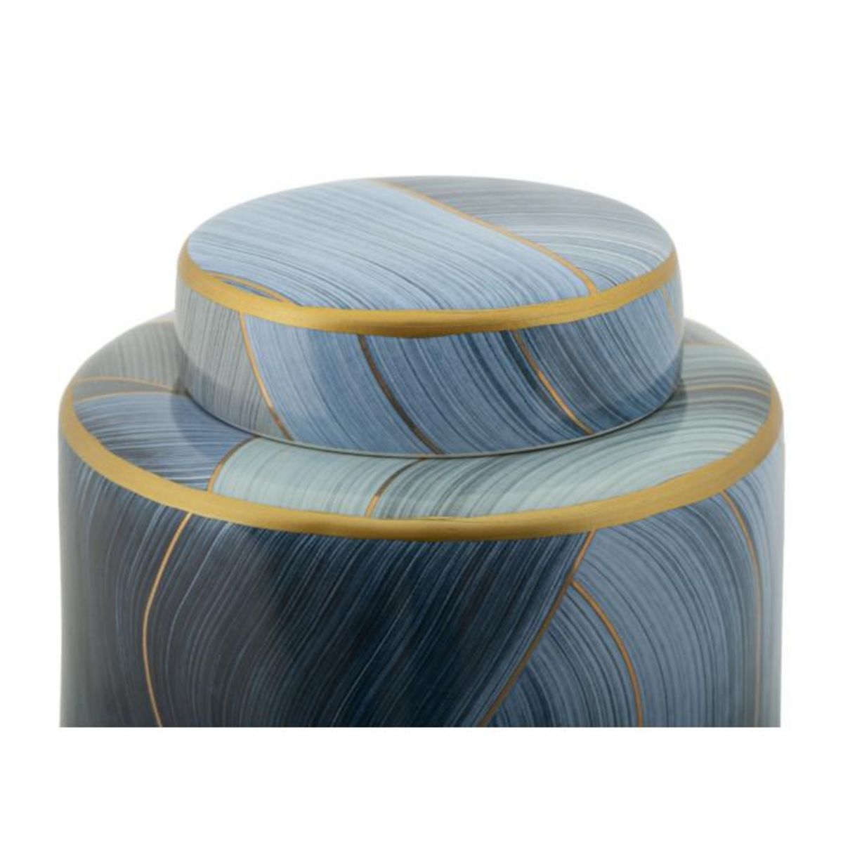 Paris Prix Vase Cylindrique en Céramique  Elegant  34cm Bleu