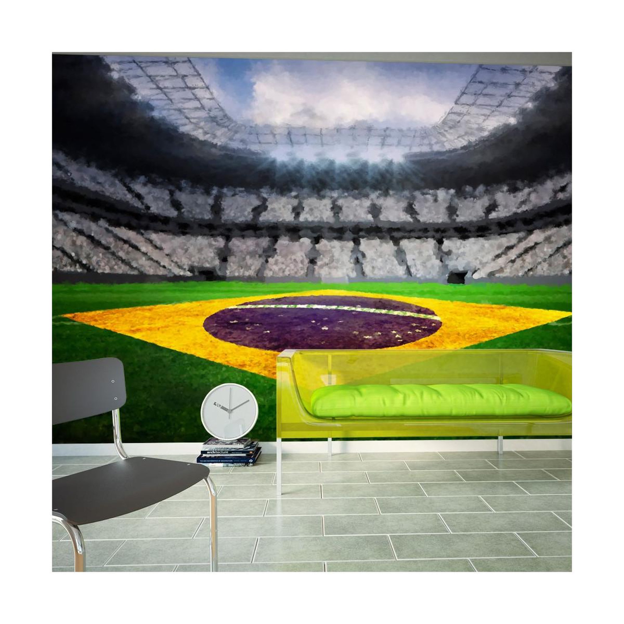 Voir la diapositive 1 : Paris Prix Papier Peint  Brazilian Stadium