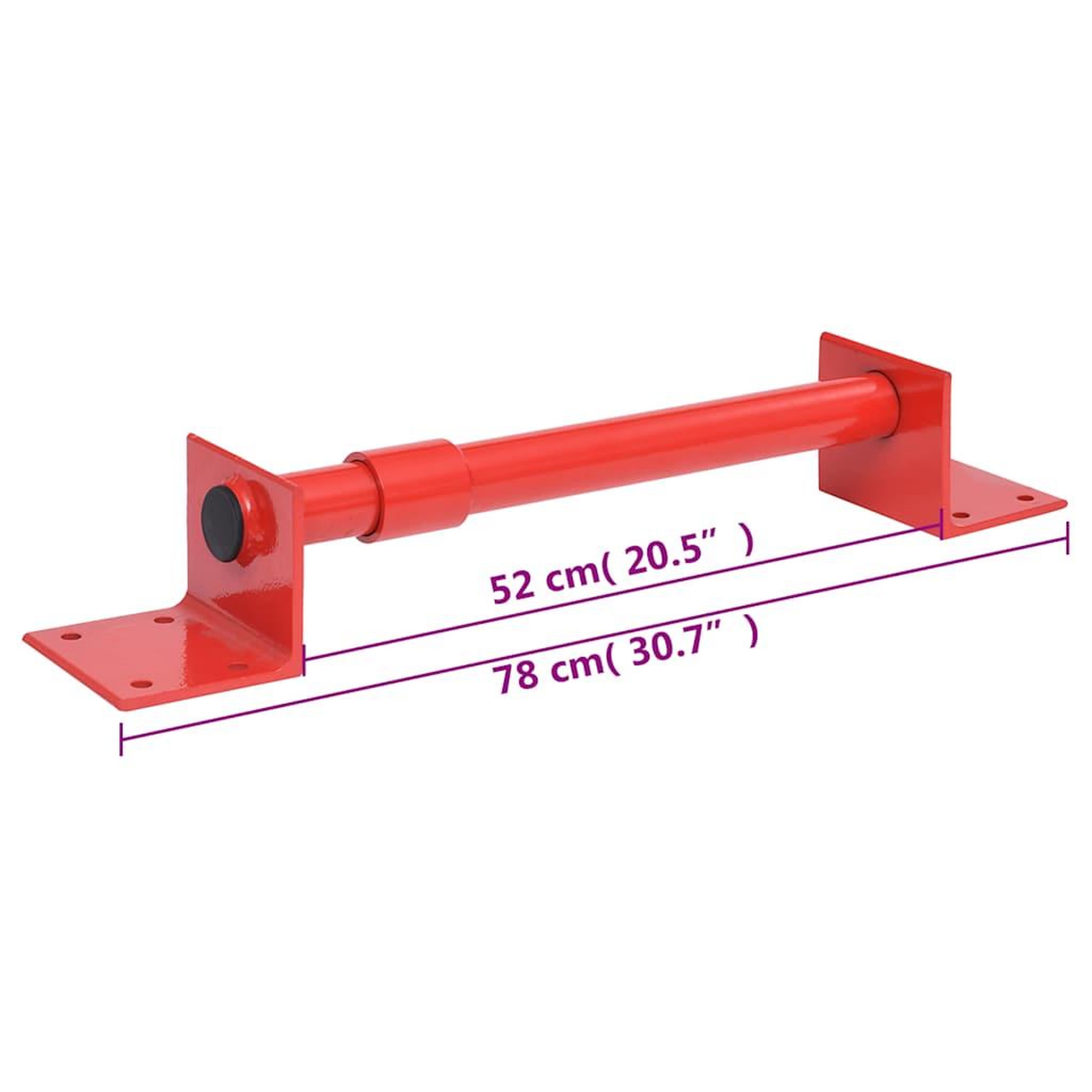 Voir la diapositive 6 : VIDAXL Support mural pour bras pivotant 78 cm