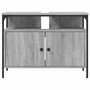 Voir la diapositive 5 : VIDAXL Armoire lavabo de salle de bain sonoma gris 80x30x60 cm