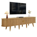 MERAX Meuble tv. Coloris disponibles : Marron