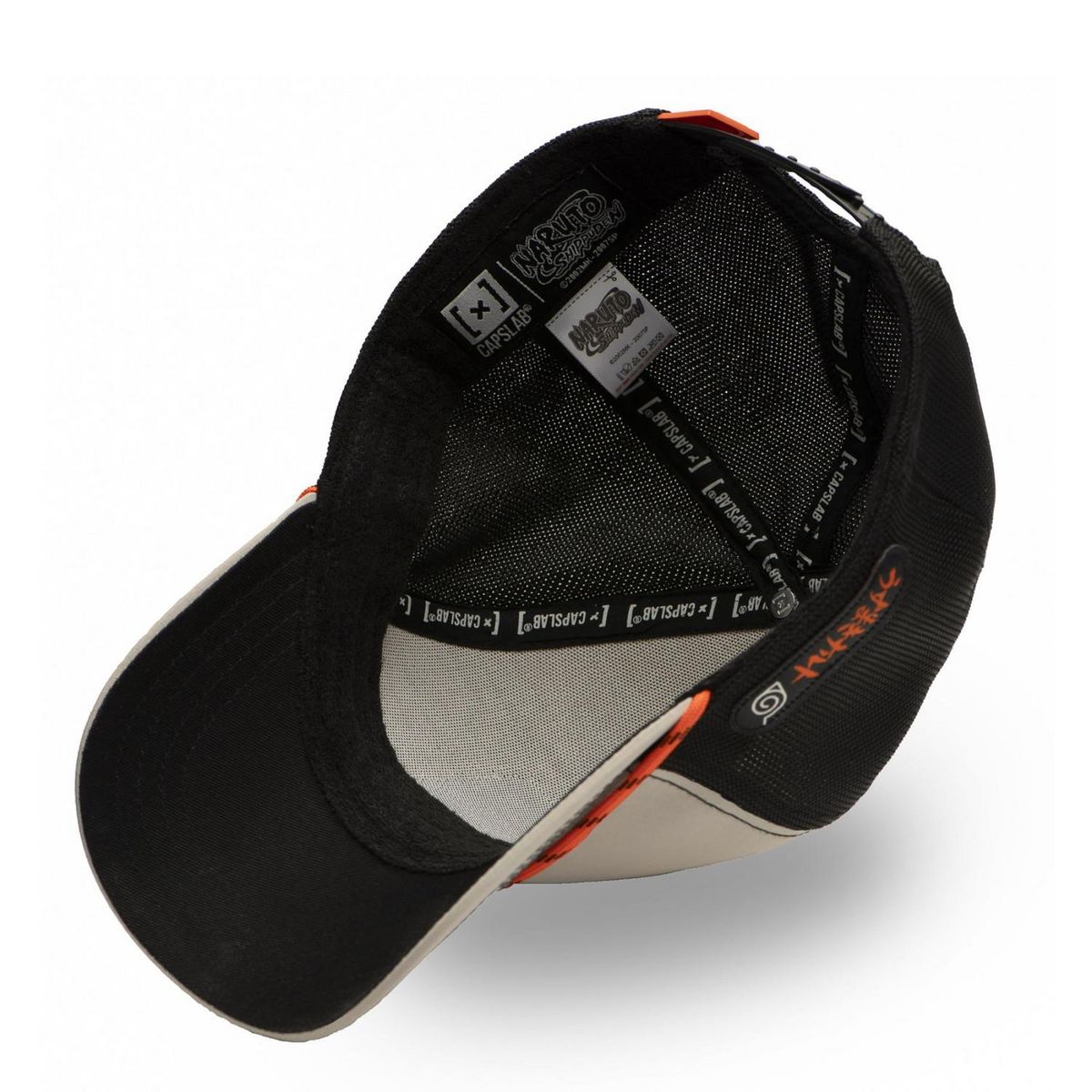 CAPSLAB Casquette trucker premium filet effet bambou Naruto Shippuden Hokage