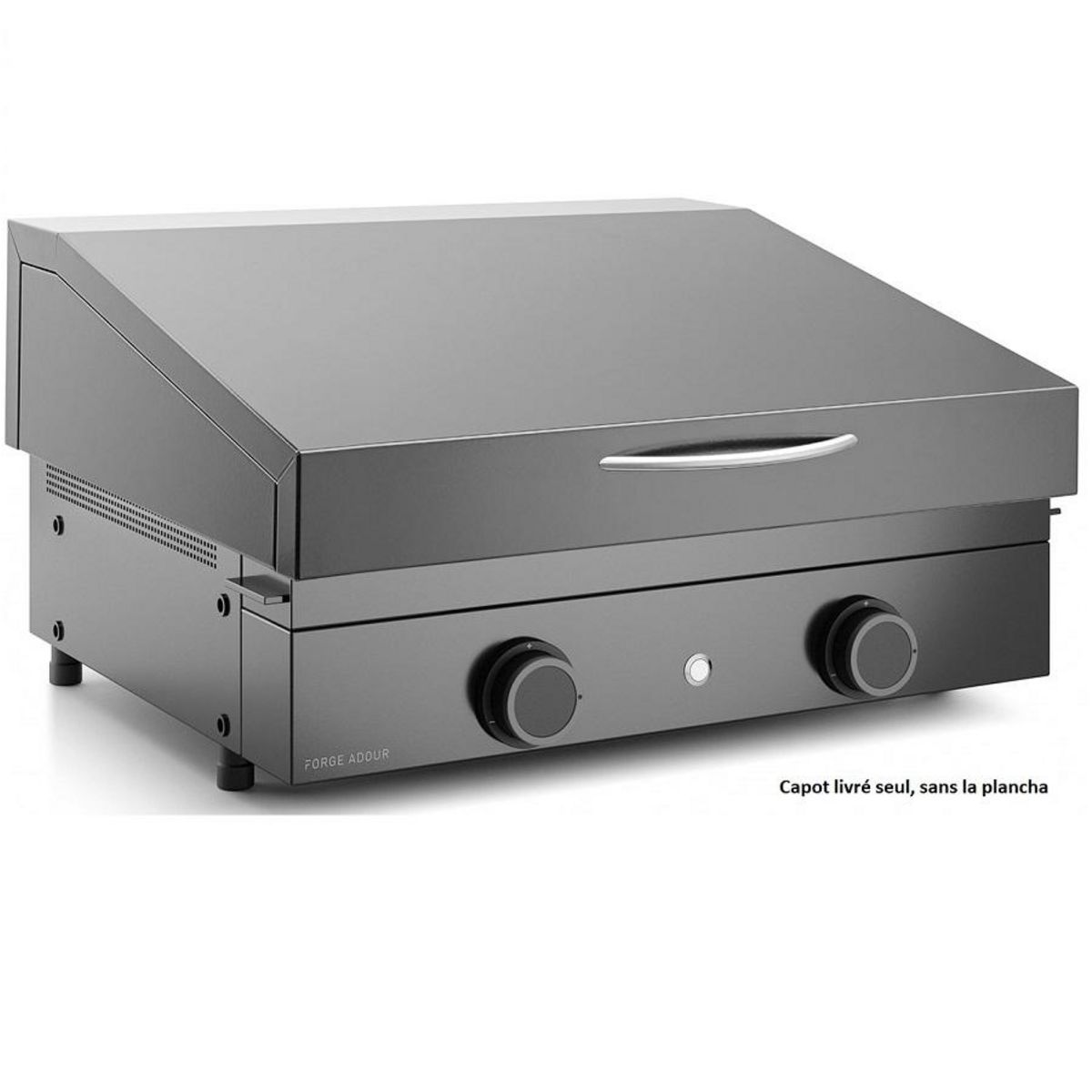 FORGE ADOUR Capot acier blanc pour plancha - cpao60