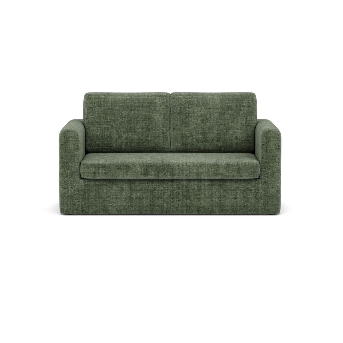 BEST MOBILIER Marilia - canapé 2 places convertible déplimousse en velours texturé