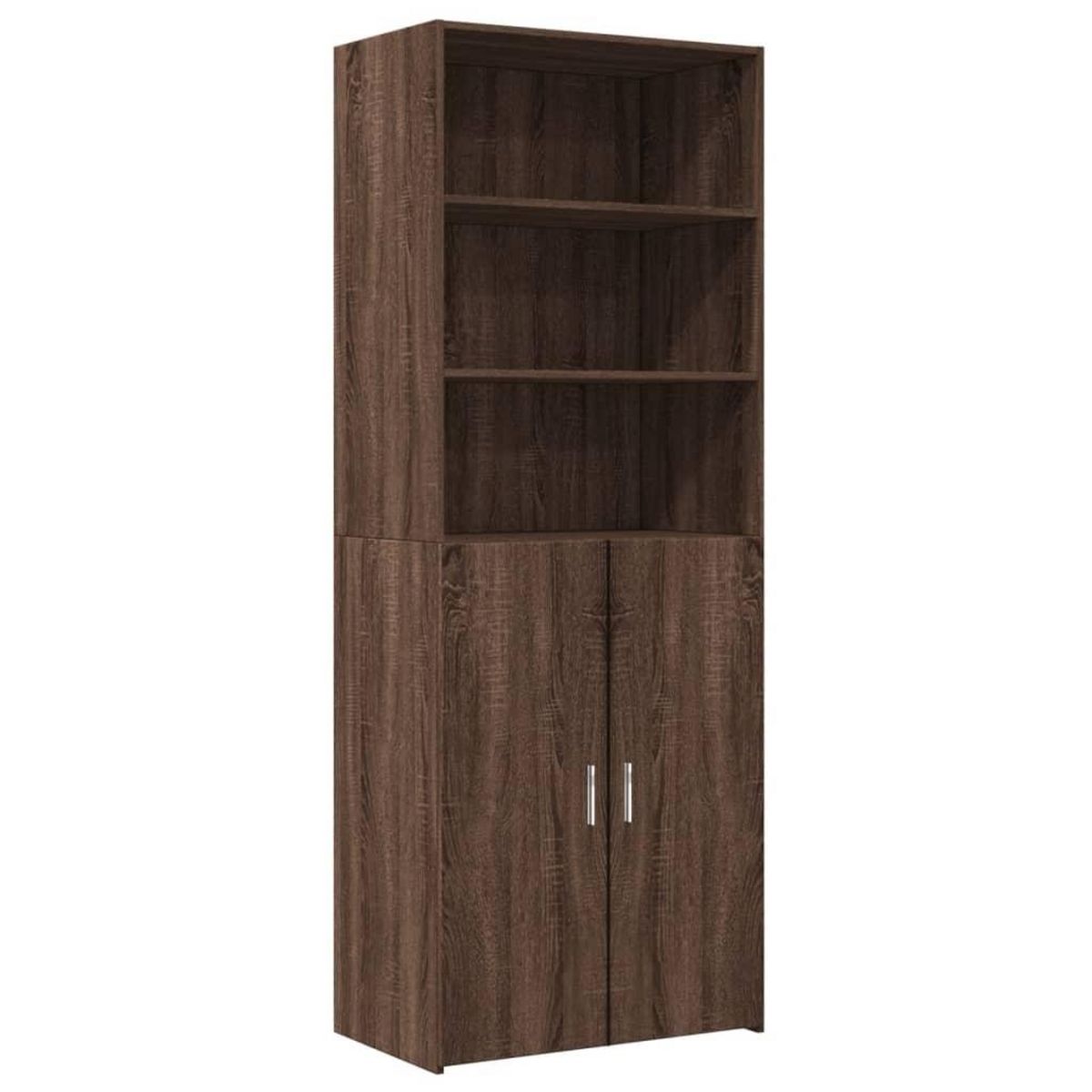 VIDAXL Buffet haut chene marron 70x42,5x185 cm bois d'ingenierie