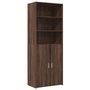 Voir la diapositive 2 : VIDAXL Buffet haut chene marron 70x42,5x185 cm bois d'ingenierie