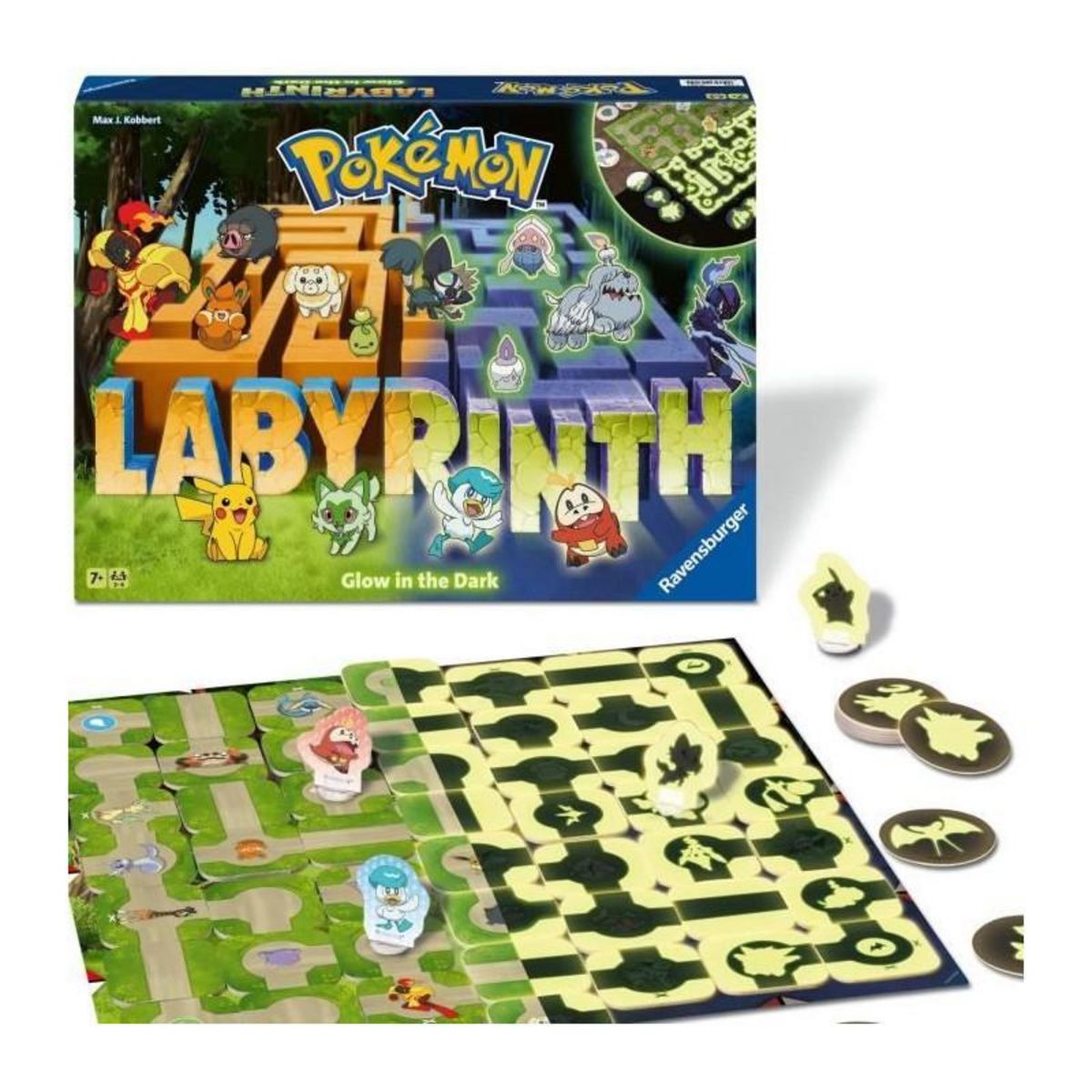 RAVENSBURGER Ravensburger–Jeu de société classique–Labyrinthe Pokémon–Jeu de plateau-Jeu de réflexion-Enfant et Famille–Des 7 ans