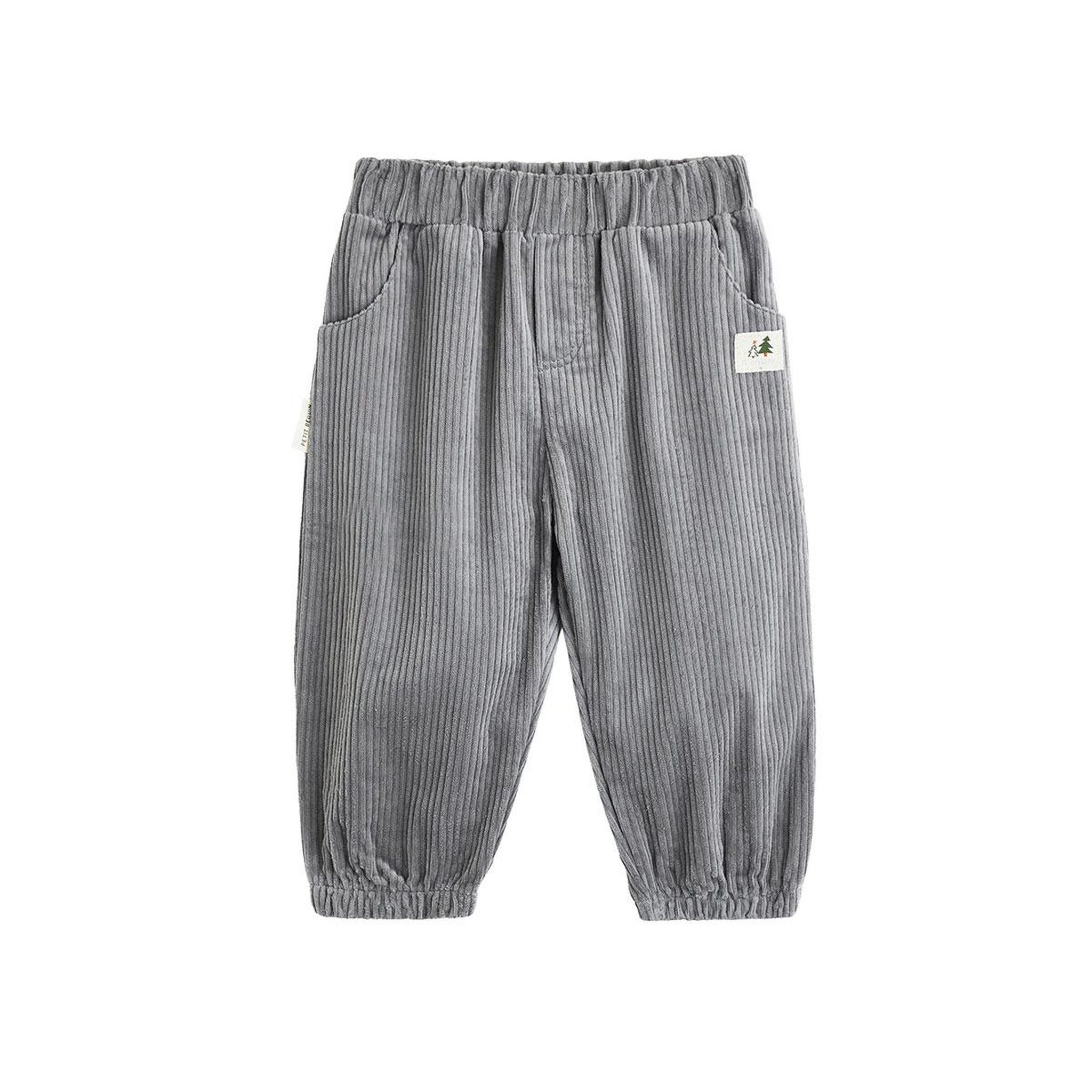 Voir la diapositive 1 : PETIT BEGUIN Pantalon bébé en velours côtélé Oslo