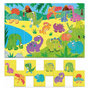 Voir la diapositive 2 : HEADU Puzzle recto verso 8+1 Dinosaures