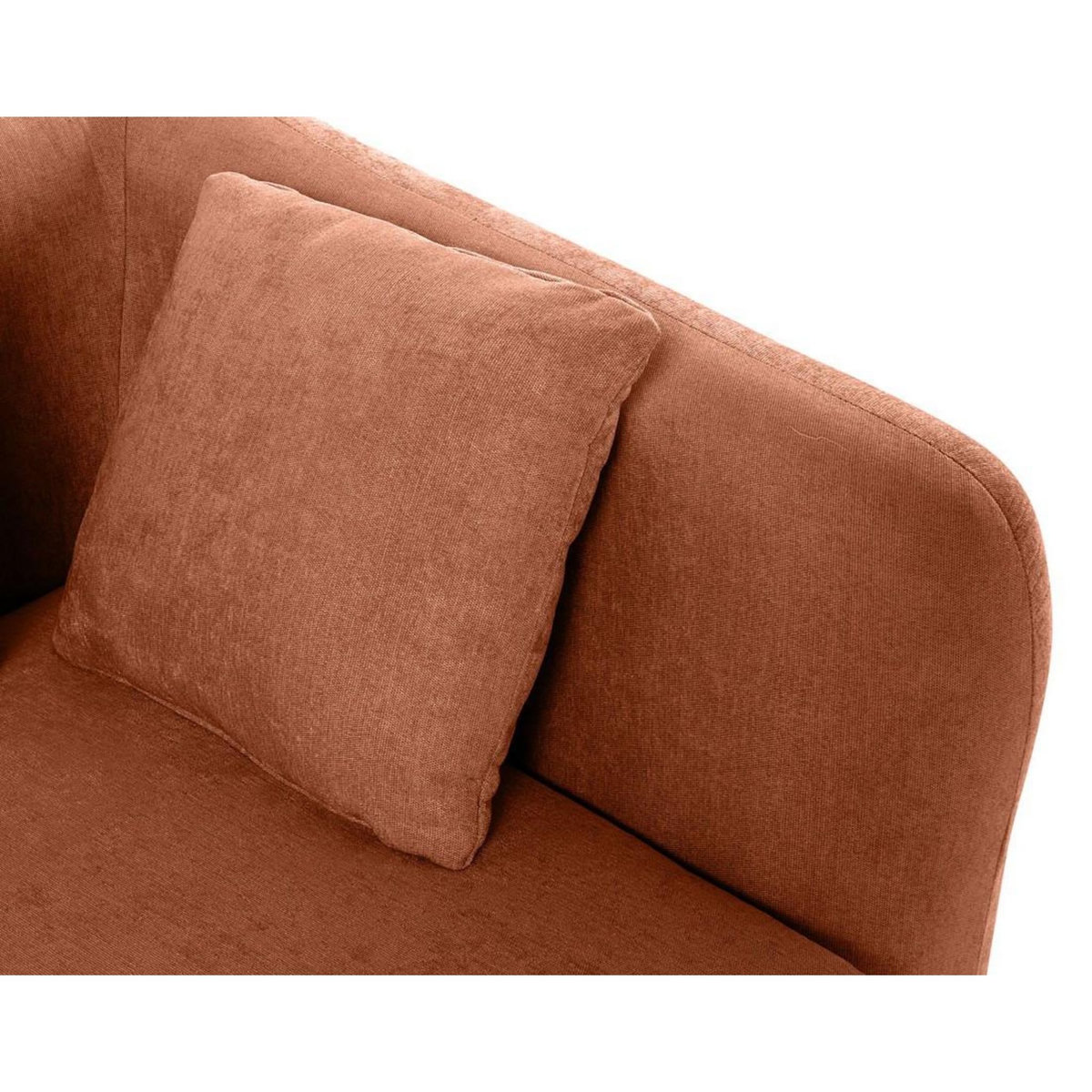 LISA DESIGN Ikare - module d'assise d'angle droit - en tissu