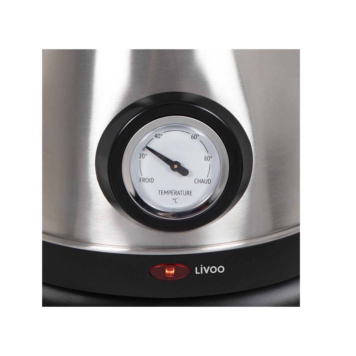 LIVOO Bouilloire sans fil 1.8l 1800w argent - DOD157S