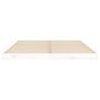 Voir la diapositive 5 : VIDAXL Cadre de lit sans matelas blanc 140x190 cm bois de pin massif