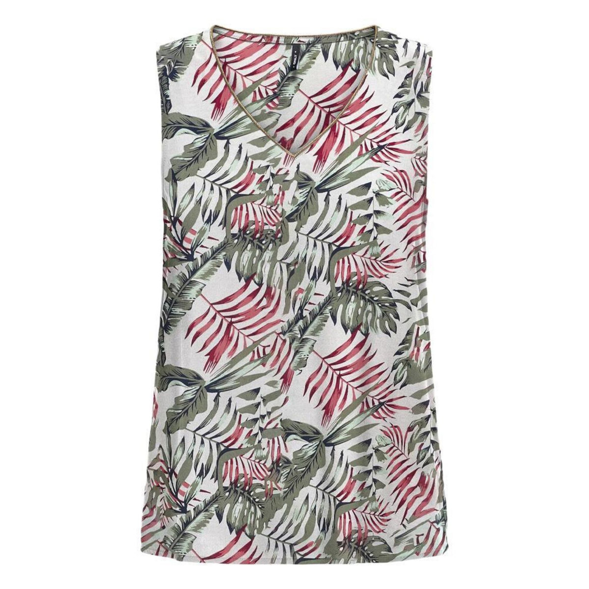 Only T Shirt Blanc/ Femme Only Onlselina