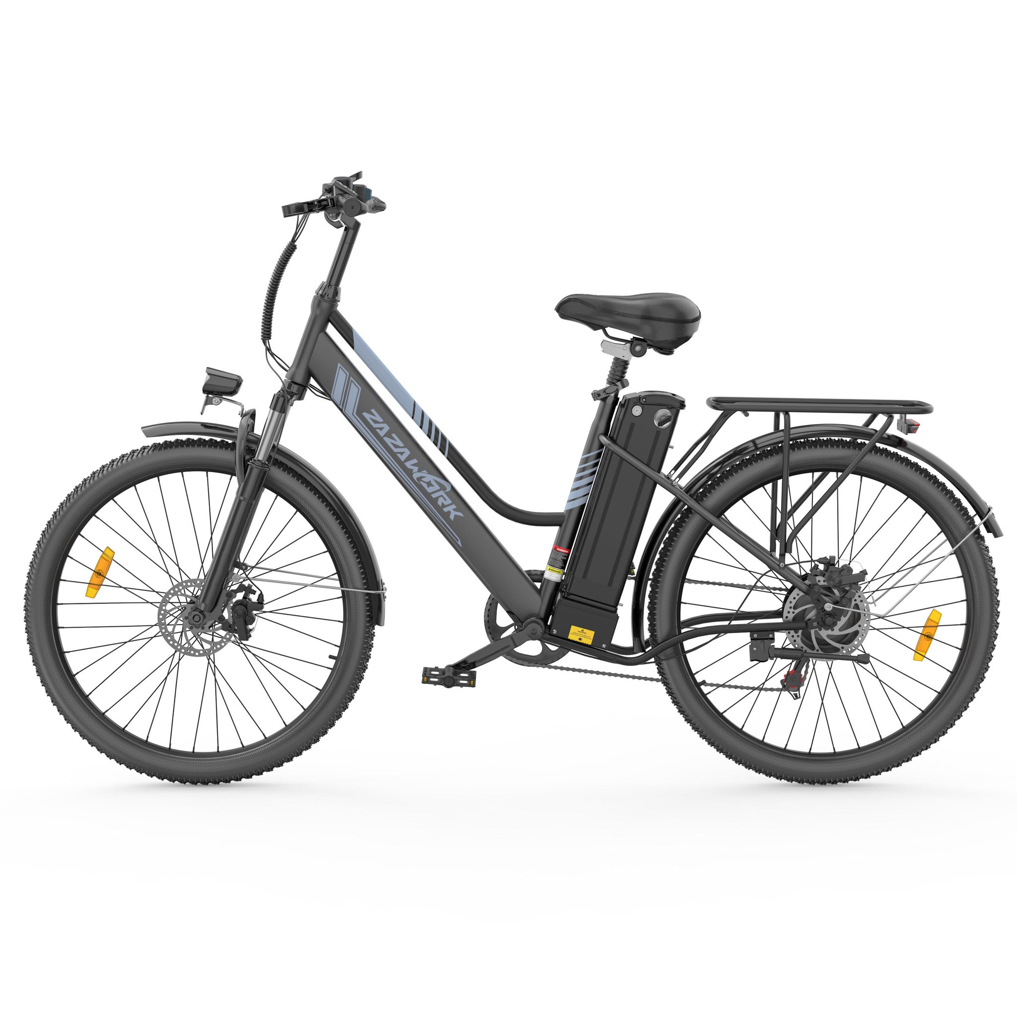 ZAZAWORK Vélo électrique urbain ZAZAWORK C26 Pro. Coloris disponibles : Gris, Blanc