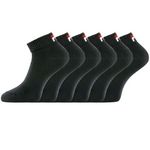 FILA Lot de 6 paires de chaussettes Quarter homme F9300 Noir. Coloris disponibles : Noir