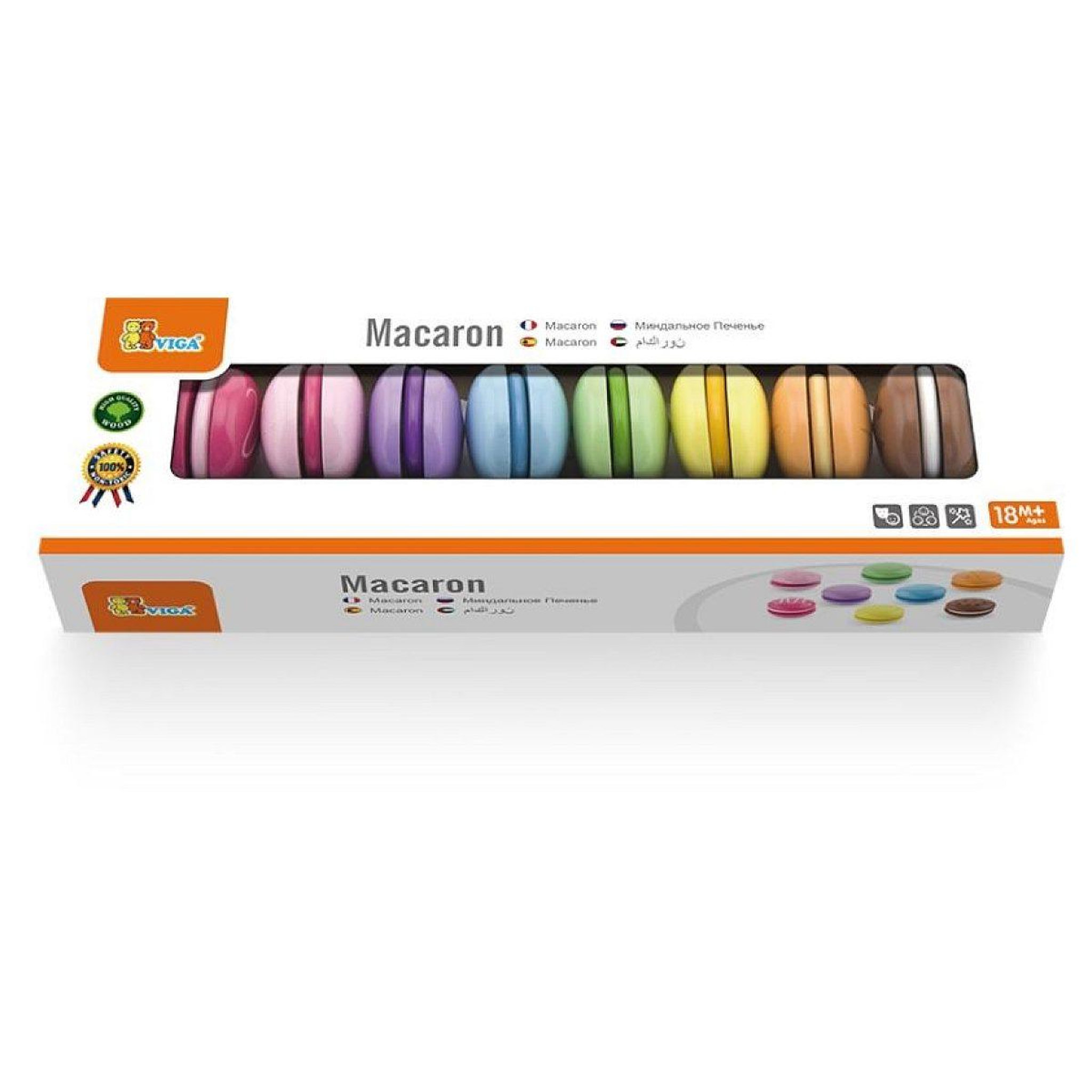Voir la diapositive 2 : VIGA Aliments miniatures  50807 - Macarons