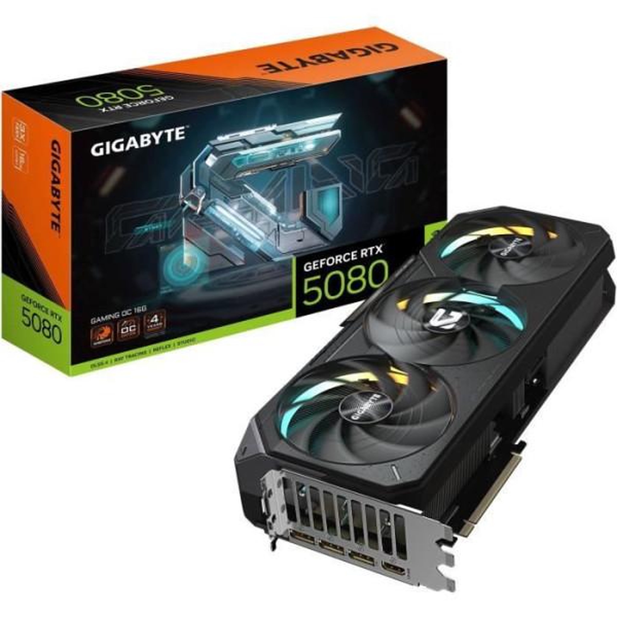 Gigabyte Carte graphique - GIGABYTE - GeForce RTX 5080 GAMING OC - 16 Go