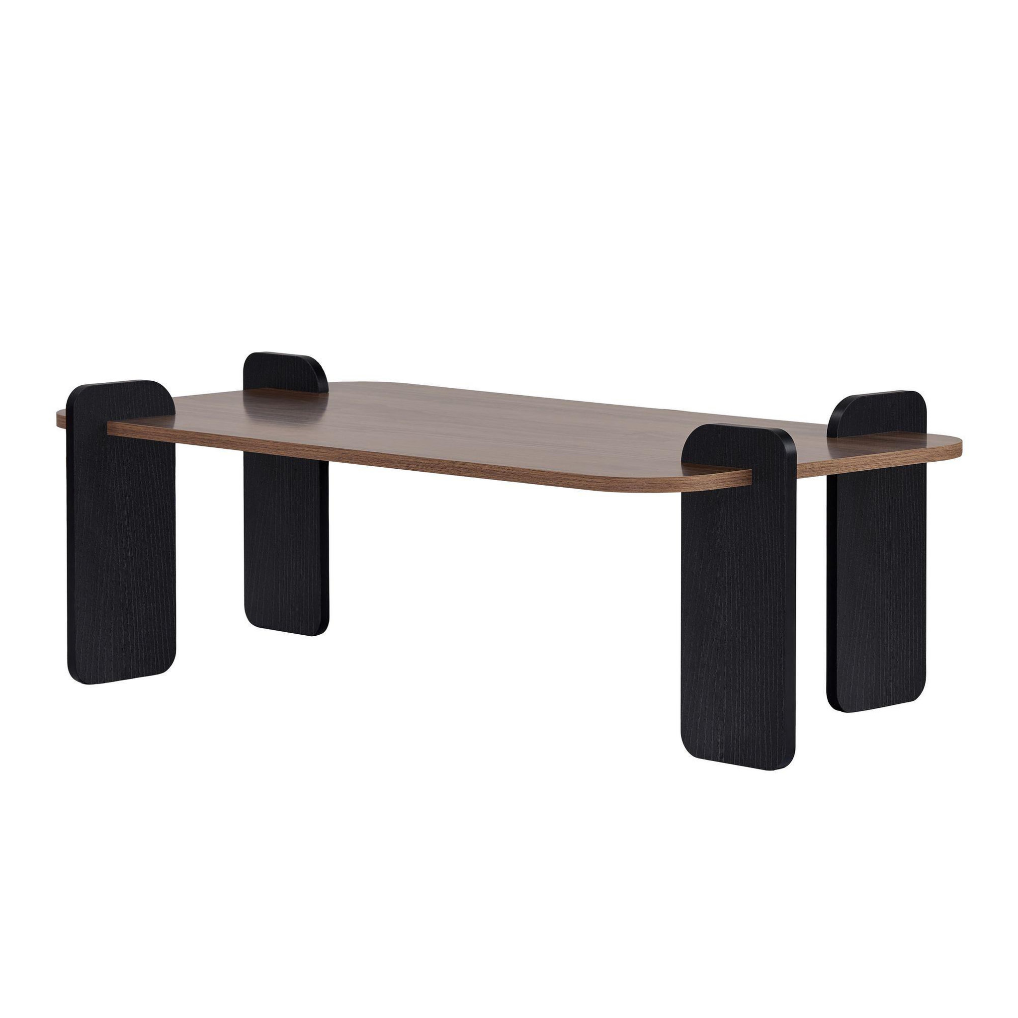 Voir la diapositive 4 : Habitat et Jardin Table basse en bois  renard  - 120 x 60 x 35 cm - marron