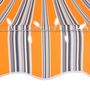 Voir la diapositive 5 : VIDAXL Auvent manuel retractable avec LED 200 cm Jaune et bleu
