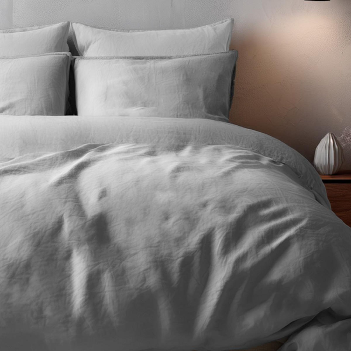 Sensei Maison Housse de couette en percale lavée HOME WASHED