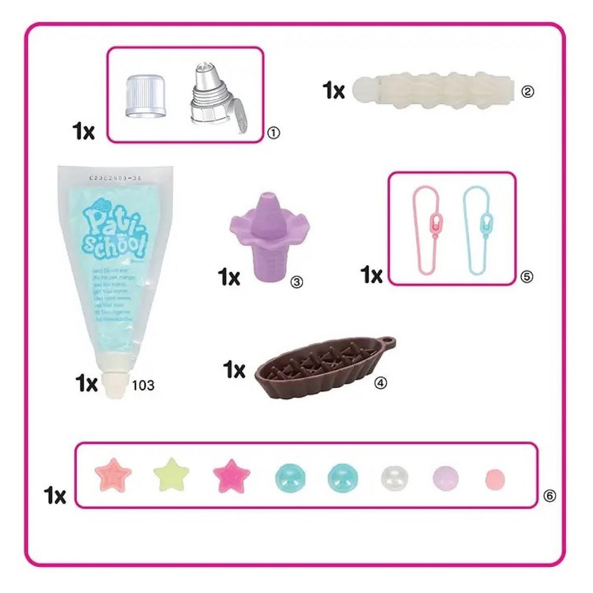 Voir la diapositive 4 : Aquabeads Pati-School Le kit de décoration Bleu