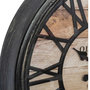 Voir la diapositive 2 : ATMOSPHERA Horloge Murale Design  Relief  50cm Naturel
