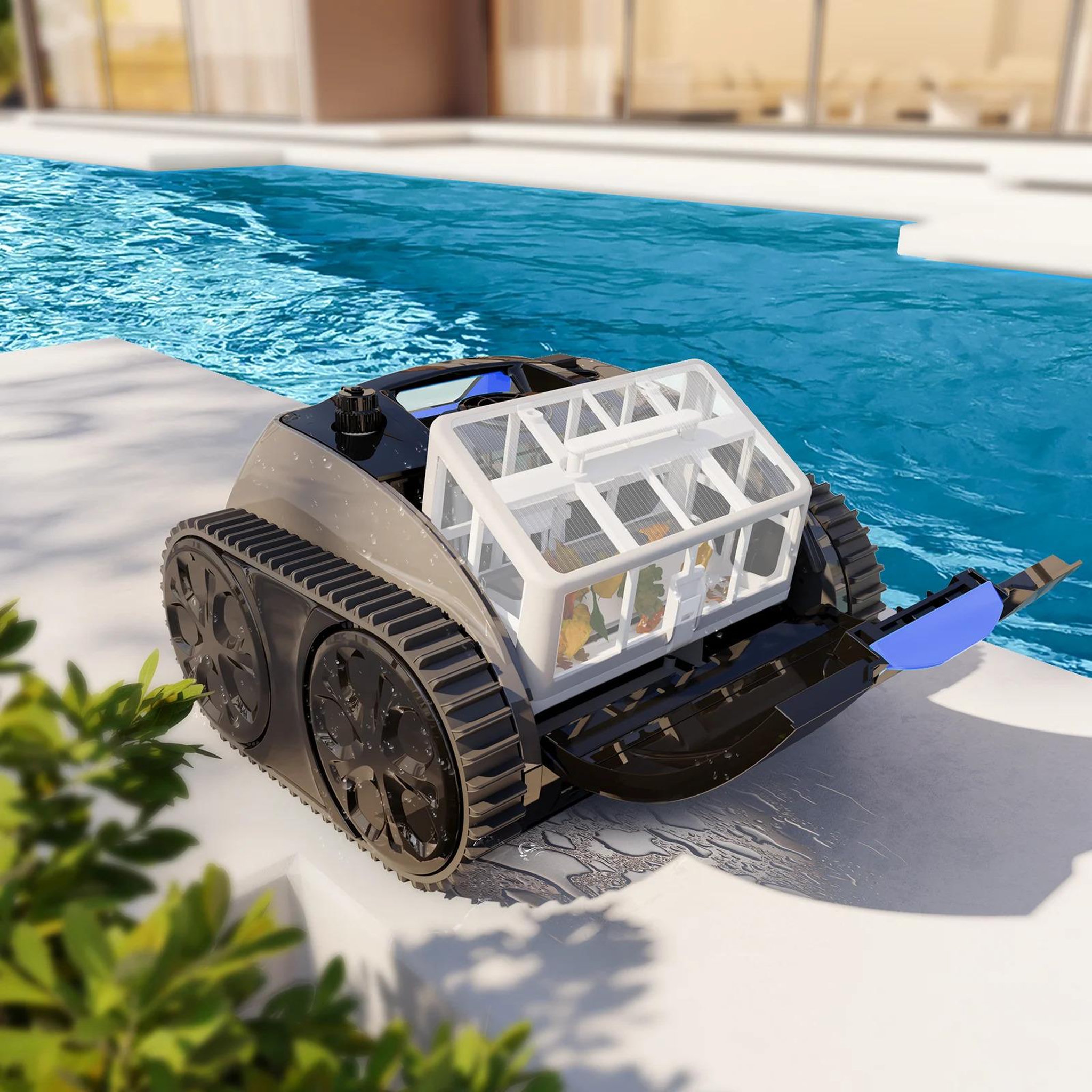 Voir la diapositive 3 : WYBOT Robot piscine électrique sans fil 2h50 max d'autonomie - wybot c1 pro