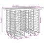 Voir la diapositive 6 : VIDAXL Banc de jardin design gabion 100x70x72cm bois massif de douglas