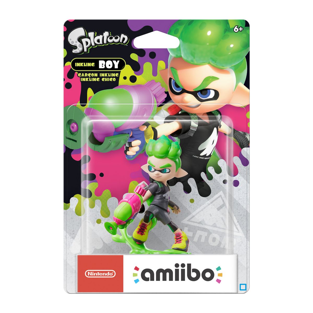 NINTENDO Amiibo - Inkling Boy Neon Green Collection Splatoon