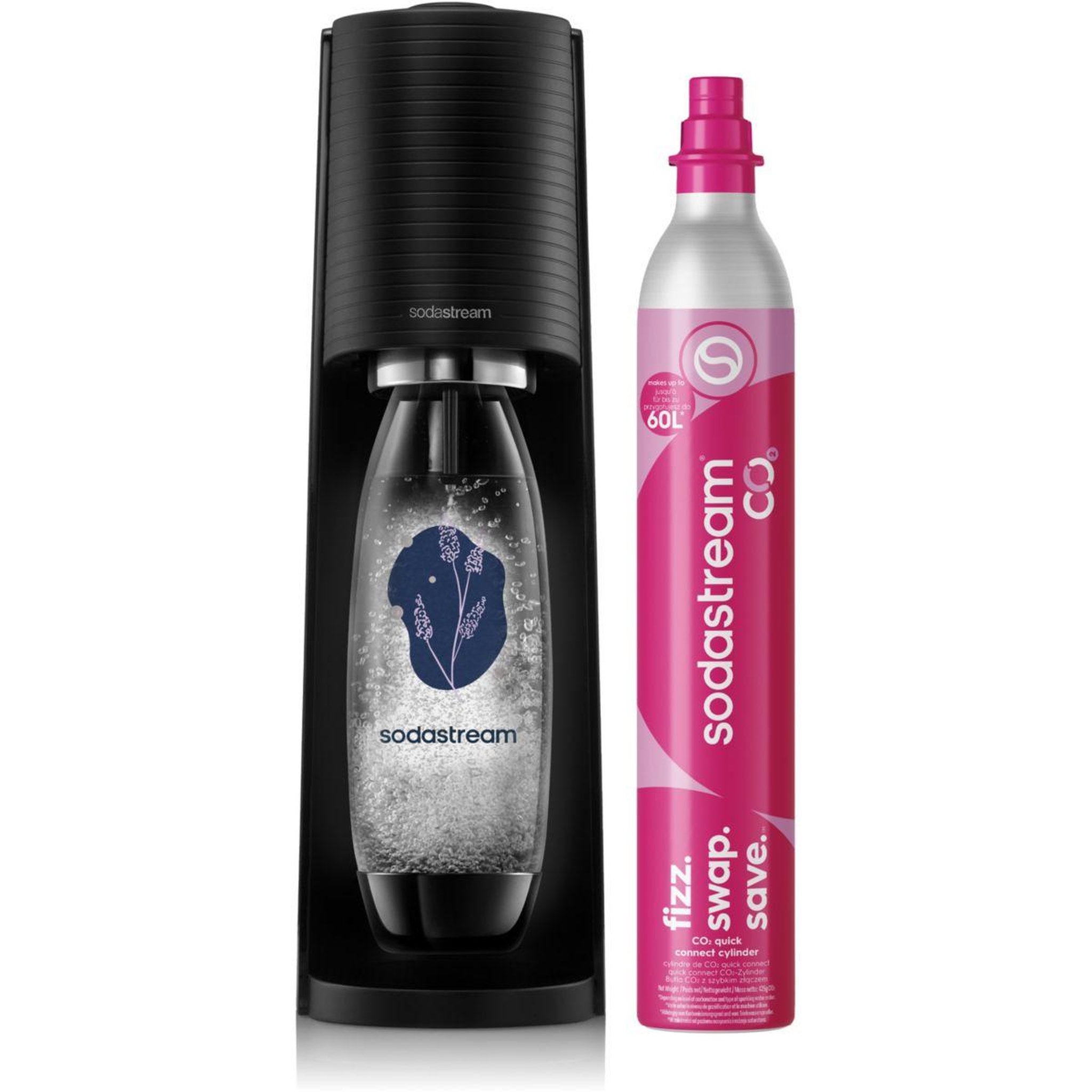 SODASTREAM Machine à soda TERRA Noire Lavande