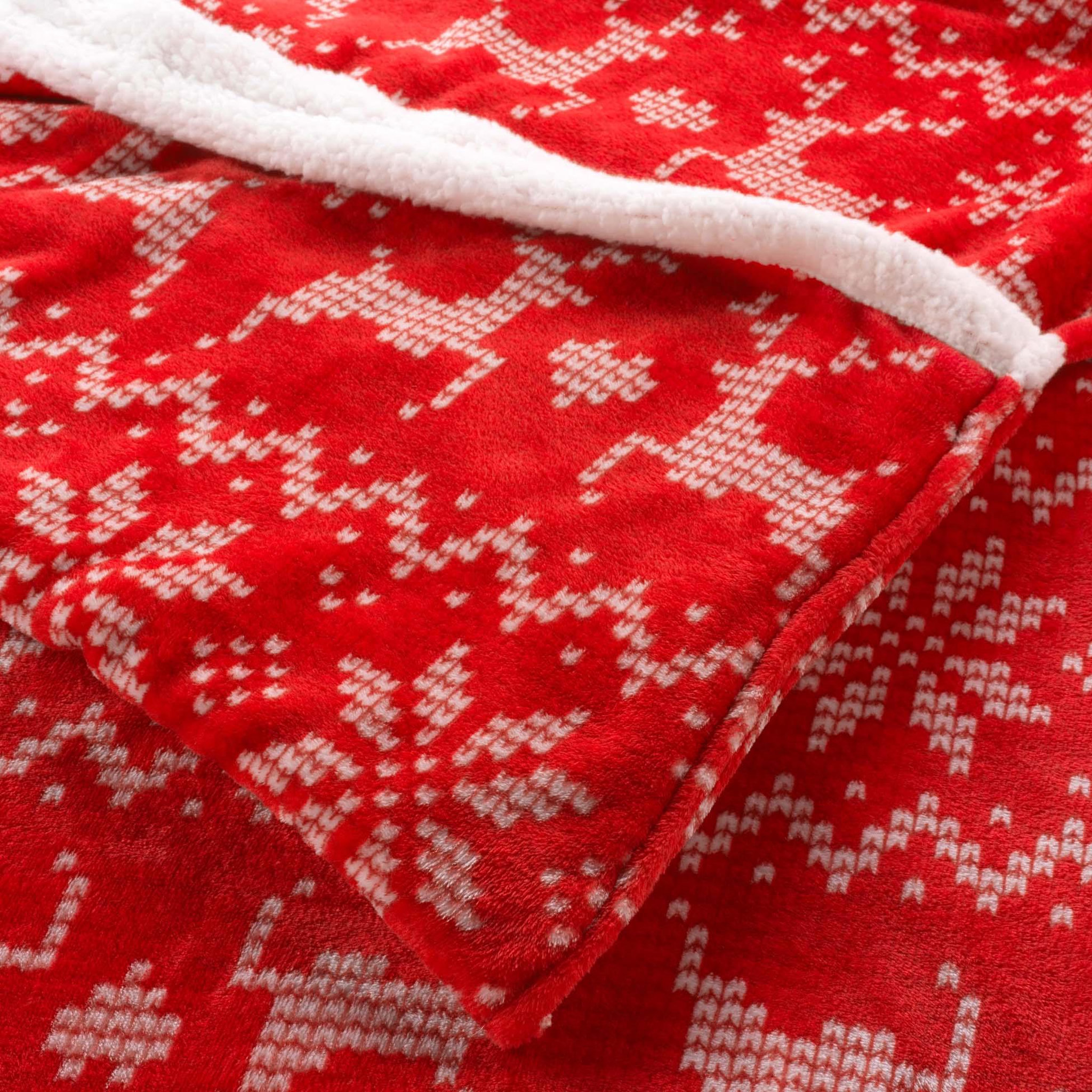 Voir la diapositive 4 : Eden Plaid flanelle + poche pour pieds holly