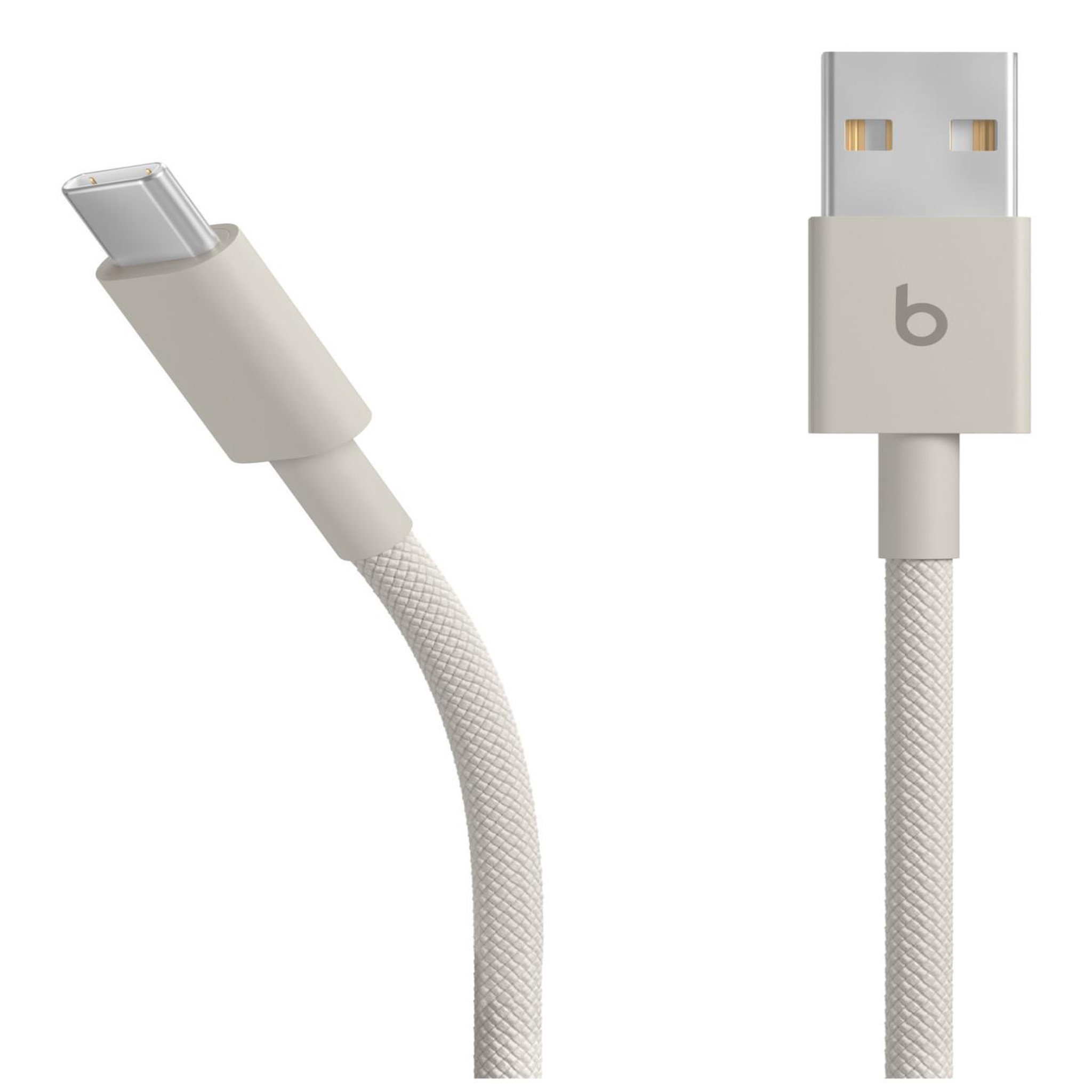 Voir la diapositive 3 : BEATS Câble de charge tissé USB-A vers USB-C 1M50 Gris éclair