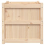 Voir la diapositive 5 : VIDAXL Jardiniere d'exterieur 60x60x60 cm bois de pin massif