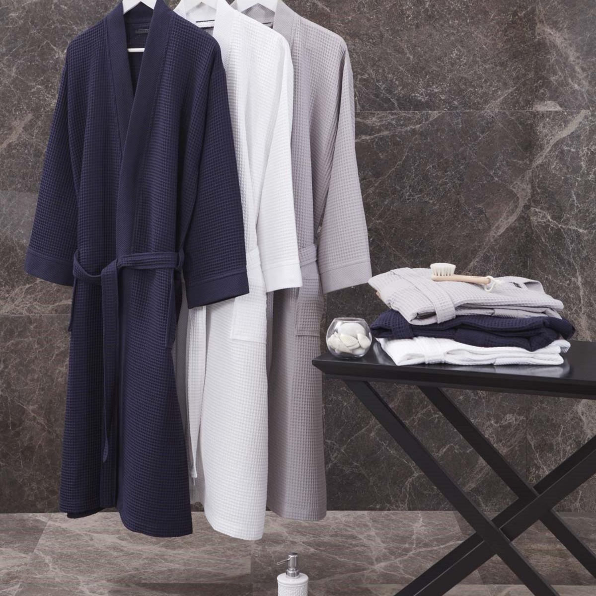 Sensei Maison Peignoir nid d'abeille mixte SPA